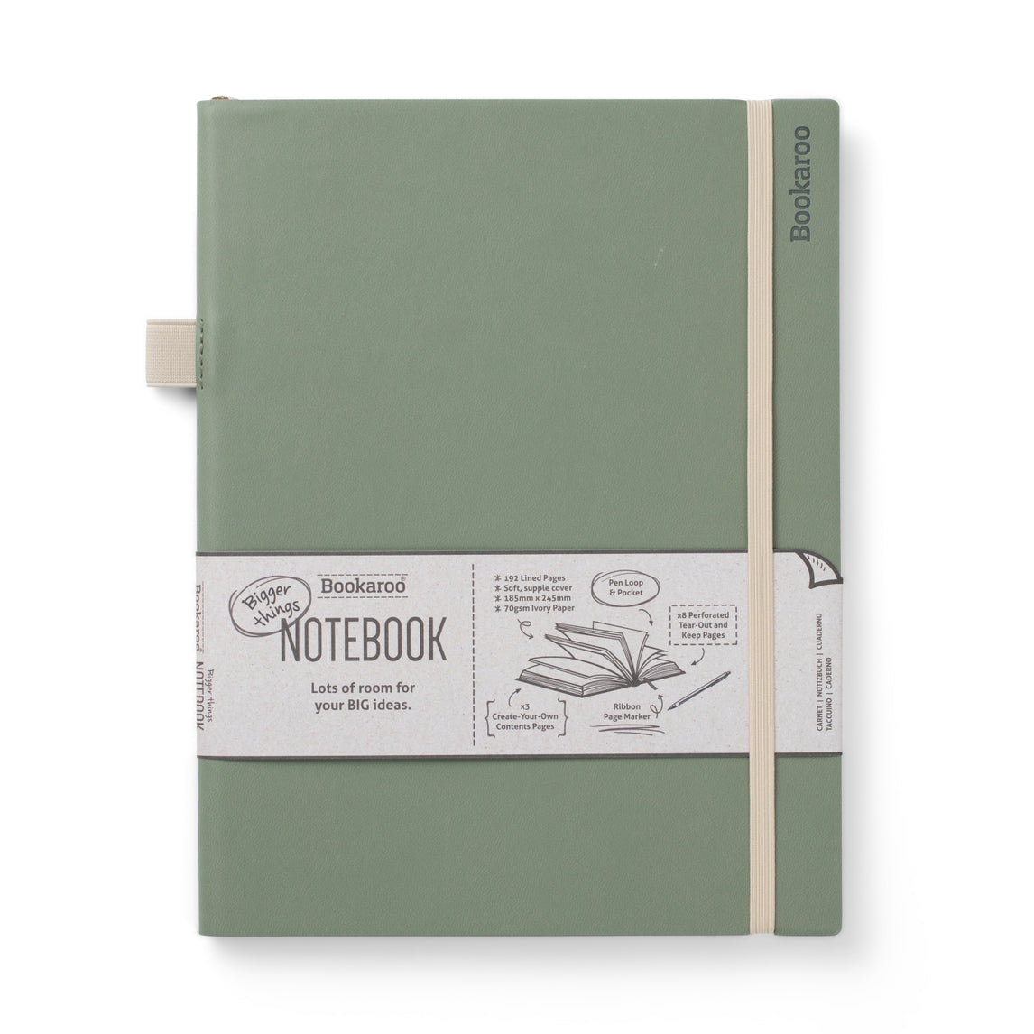 Bookaroo Bigger Things Notebook Journal