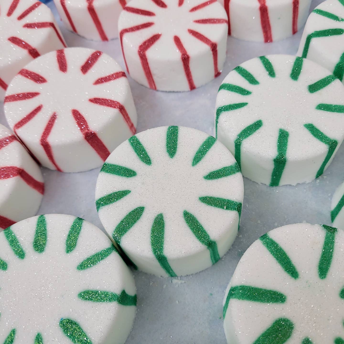 Fizz the Season with Peppermint Candy Bath Bombs