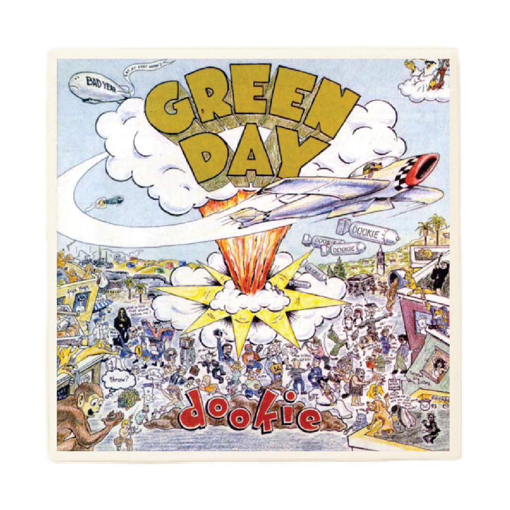 Green Day Dookie Album Coaster