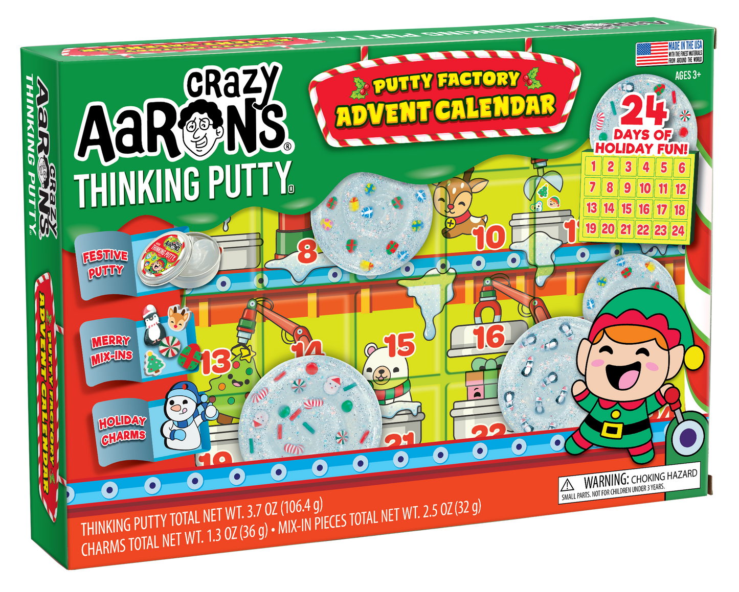 Crazy Aaron's Thinking Putty Advent Calendar
