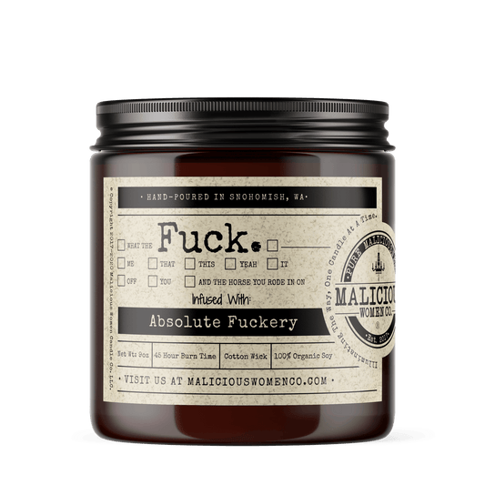 All The Fucks Candle