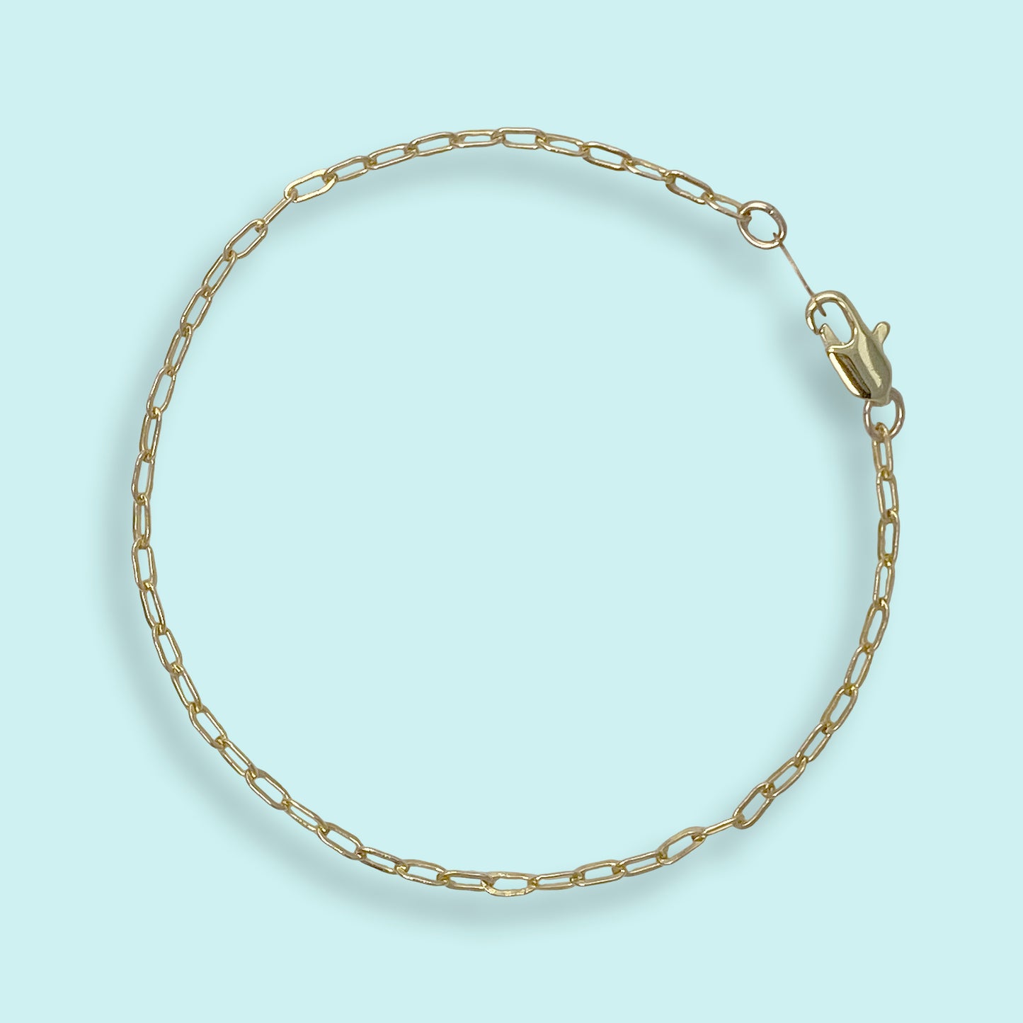 Gold Filled Tiny Chain Bracelet