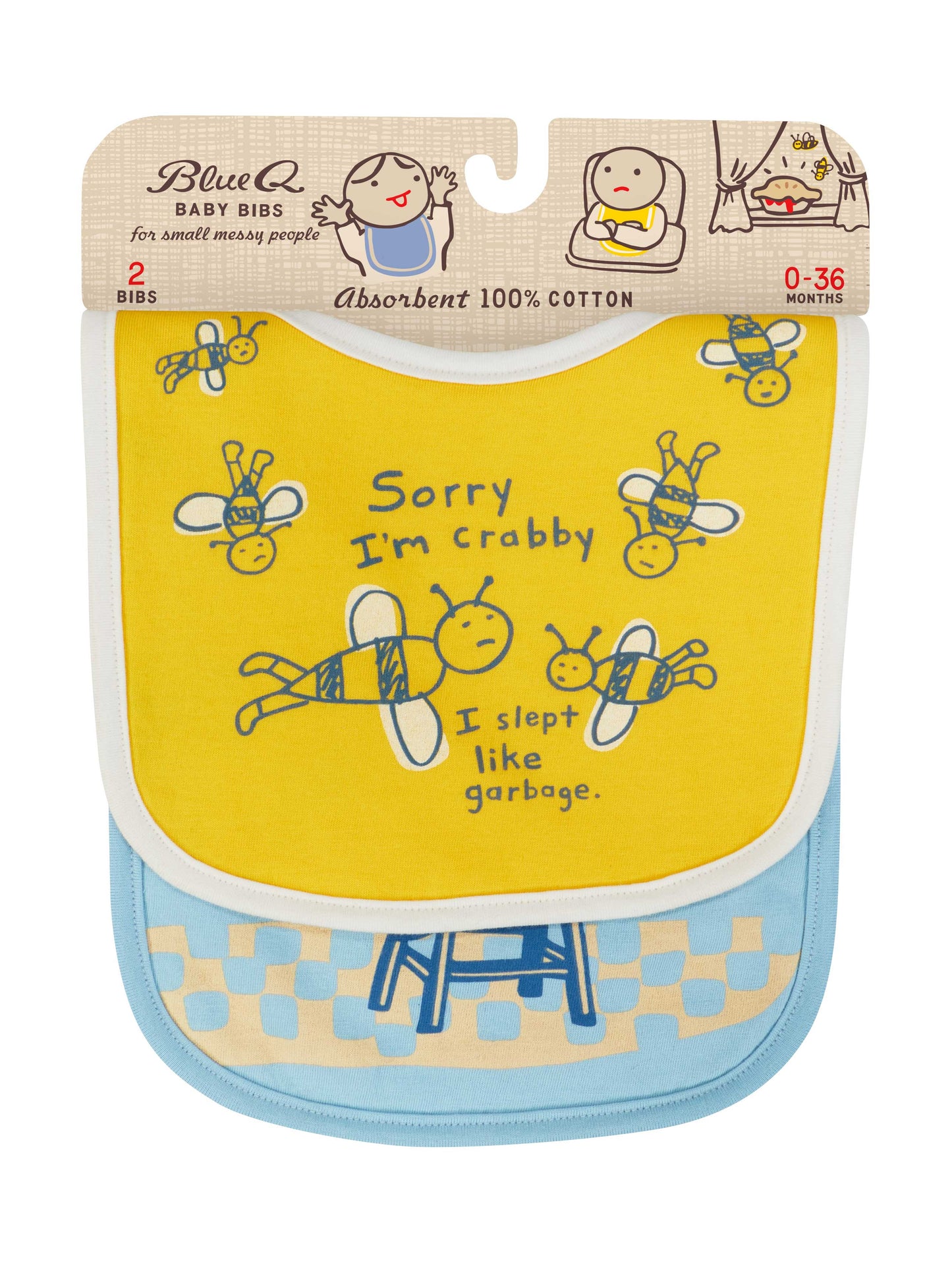 Crabby/Chucker Baby Bib
