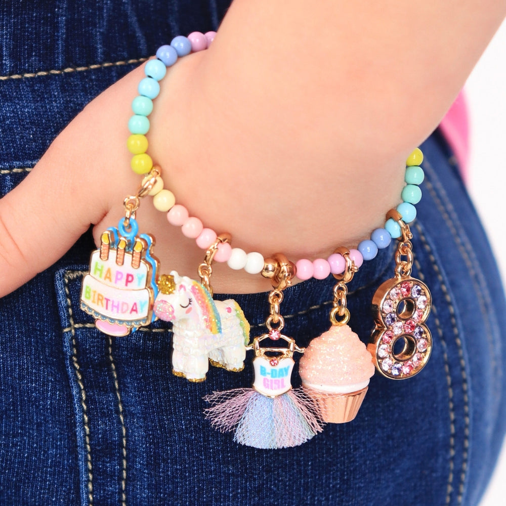 Gold B-Day Girl Tutu Charm