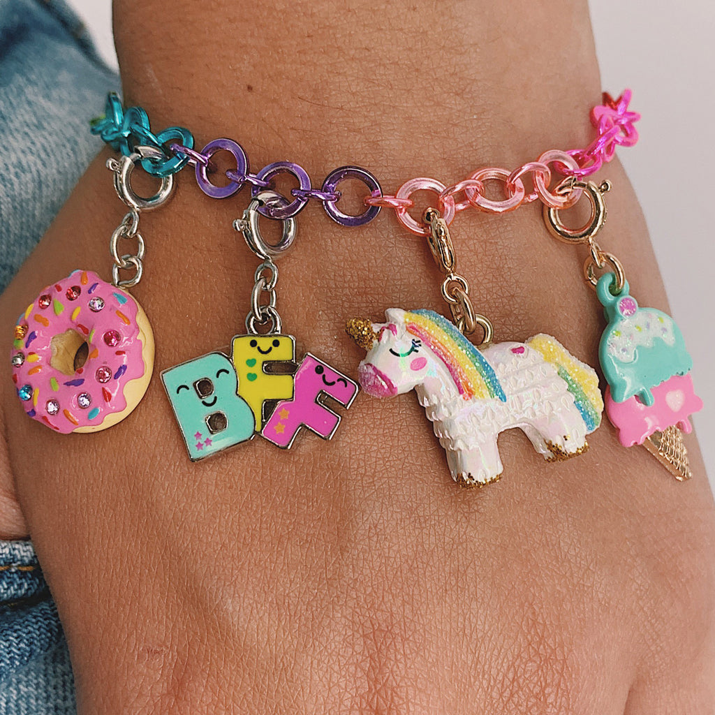 Charm It Rainbow Chain Bracelet
