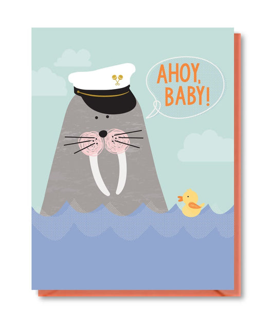 Ahoy Baby Card by Doodle Bird Design