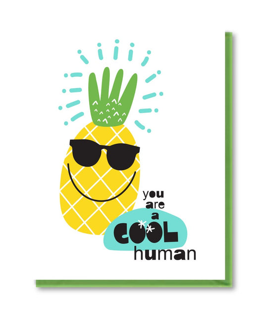 Cool Human Birthday Card by Doodlebird