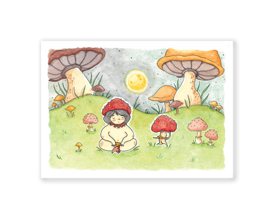 Becoming A Mushroom Art Print 5x7