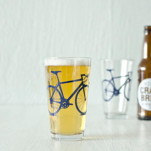 Bicycle Pint Glass