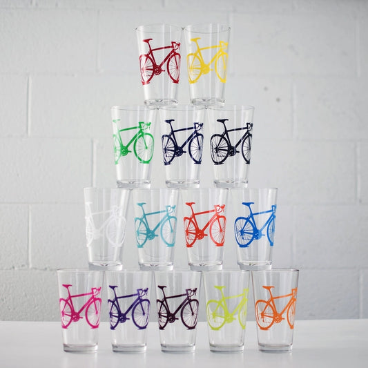 Bicycle Pint Glass