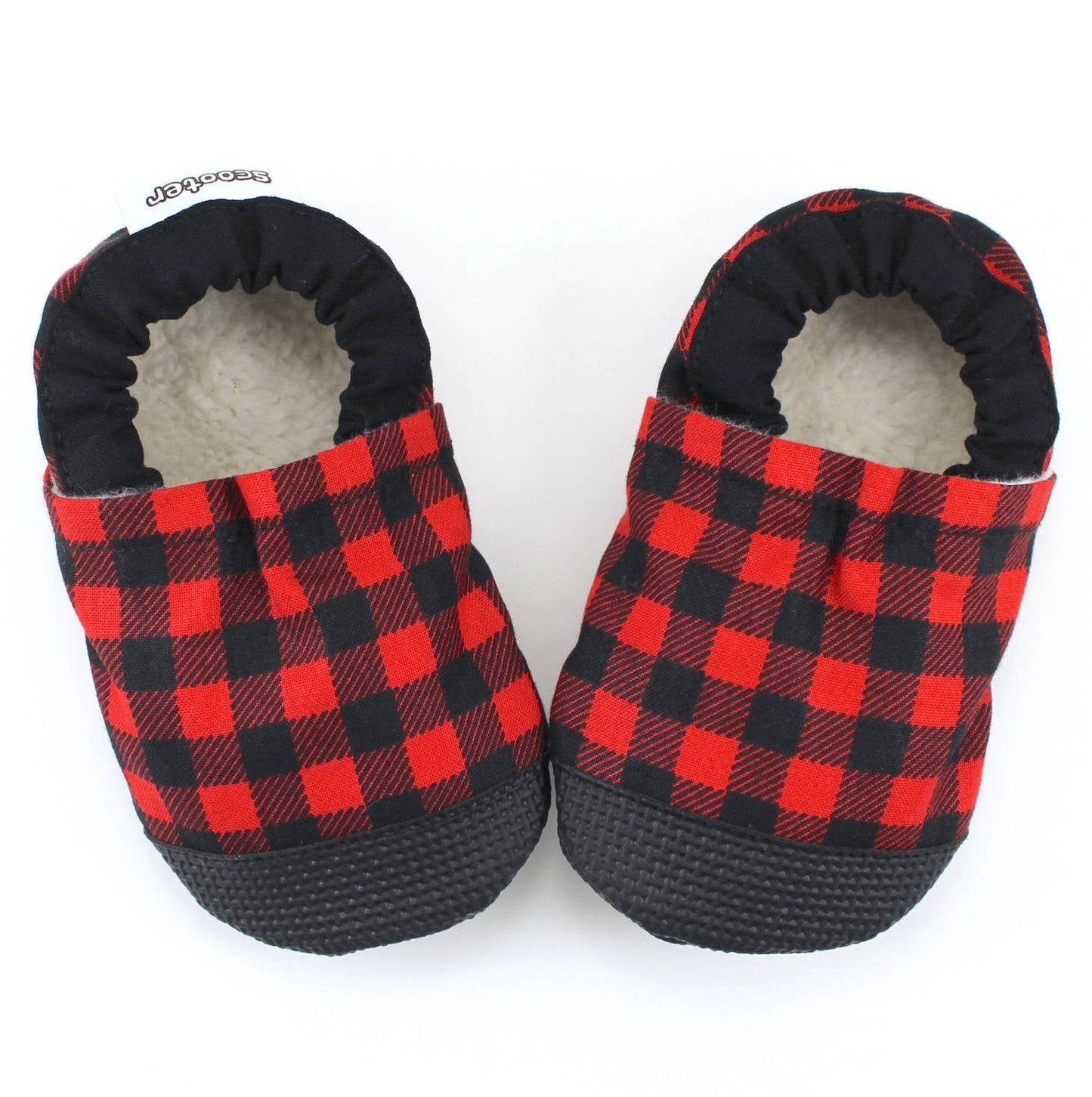 Buffalo Plaid Scooter Booties