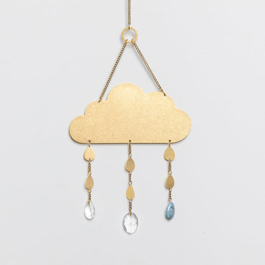 Cloud/Blue Howlite Suncatcher
