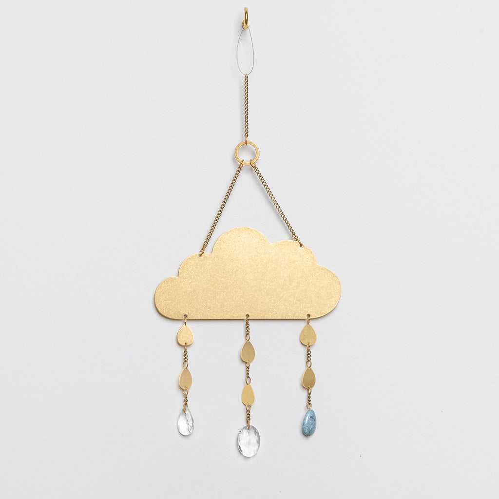 Cloud/Blue Howlite Suncatcher