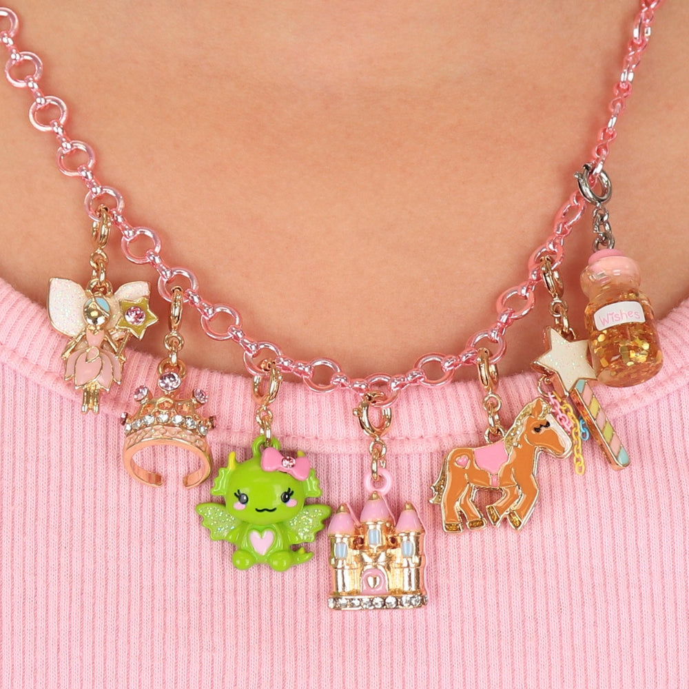 Gold Swivel Dragon Charm
