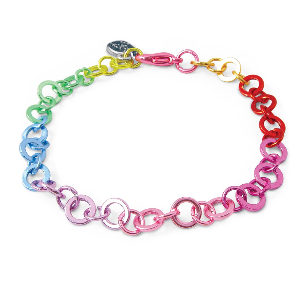Charm It Rainbow Chain Bracelet