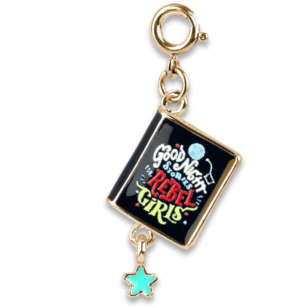 Gold Good Night Stories RG Book Charm