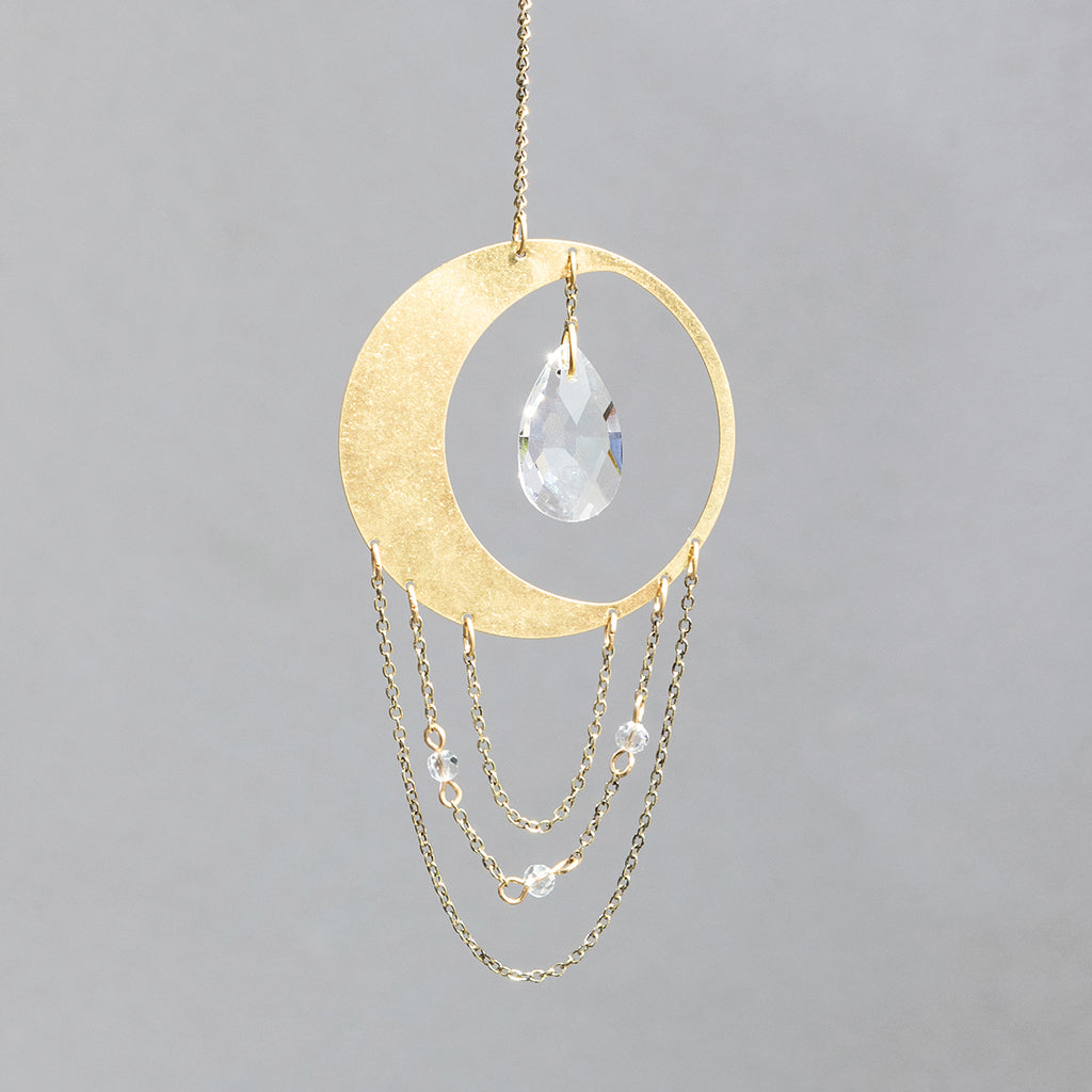 Crescent Moon/Balance Mini Suncatcher