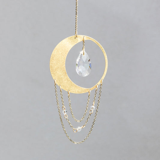 Crescent Moon/Balance Mini Suncatcher