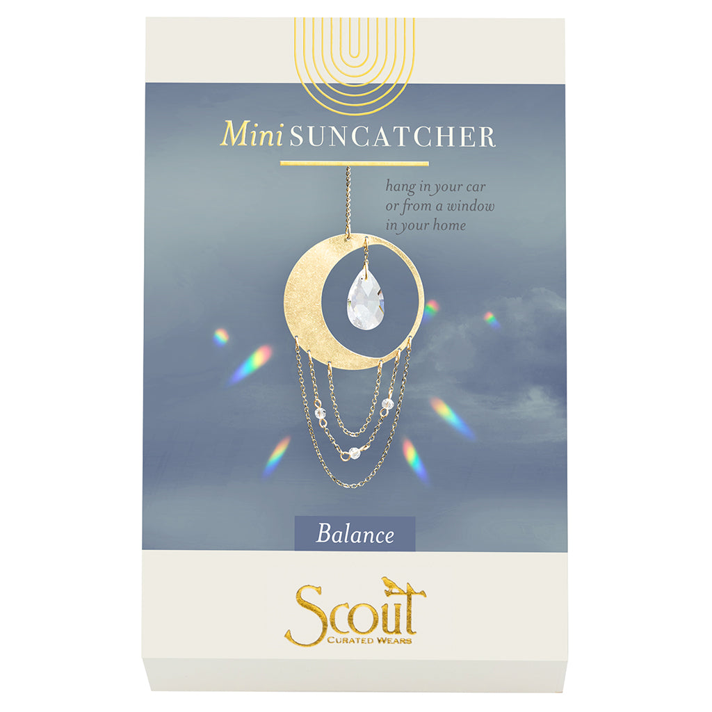 Crescent Moon/Balance Mini Suncatcher