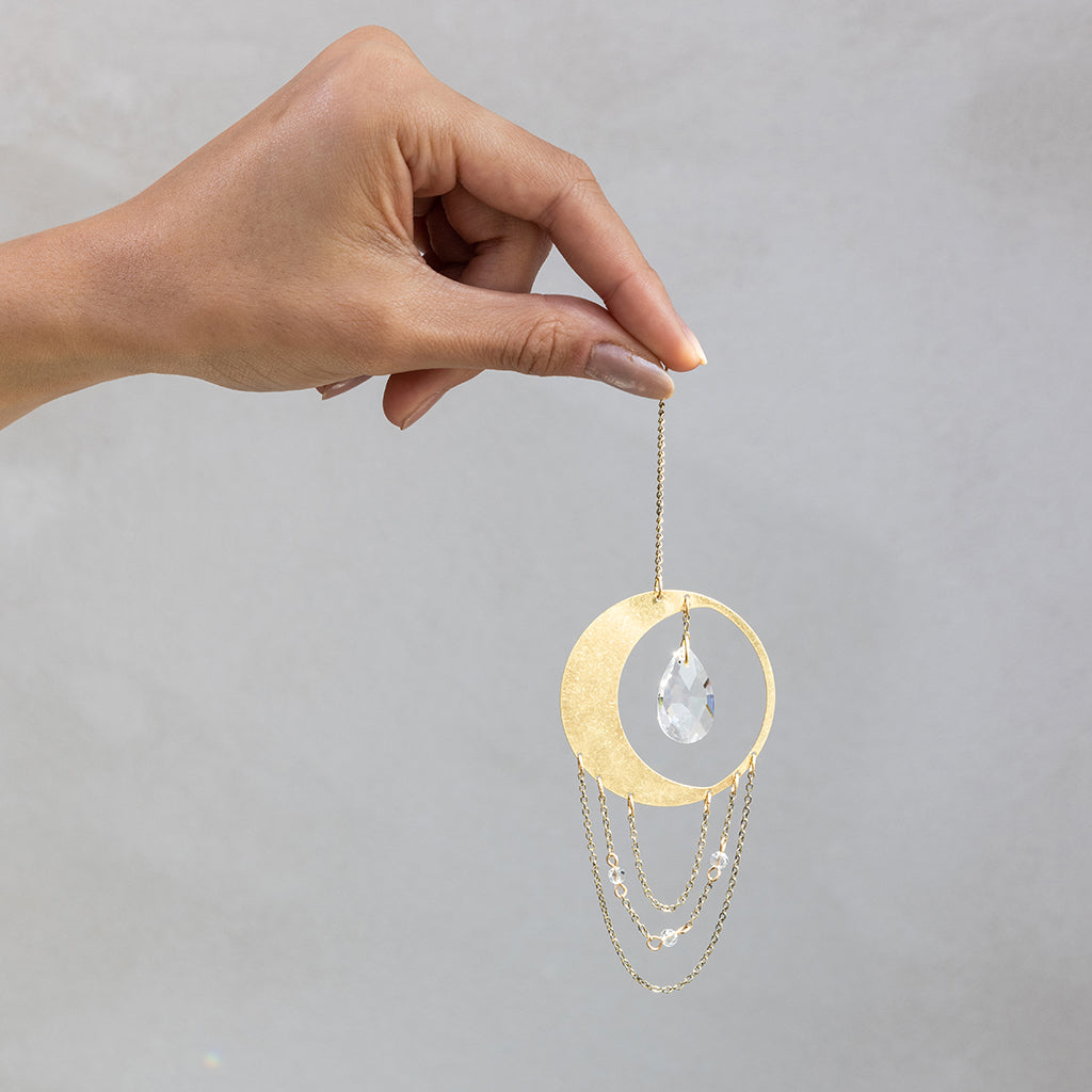 Crescent Moon/Balance Mini Suncatcher