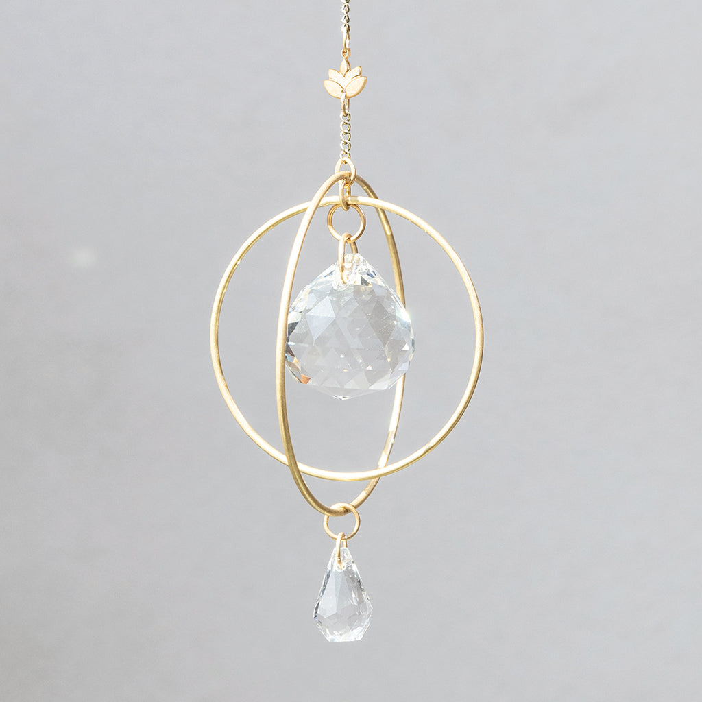 Lotus/Strength Mini Suncatcher
