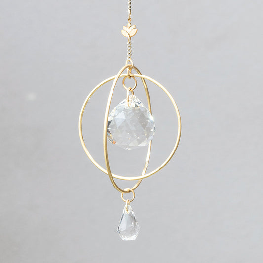 Lotus/Strength Mini Suncatcher