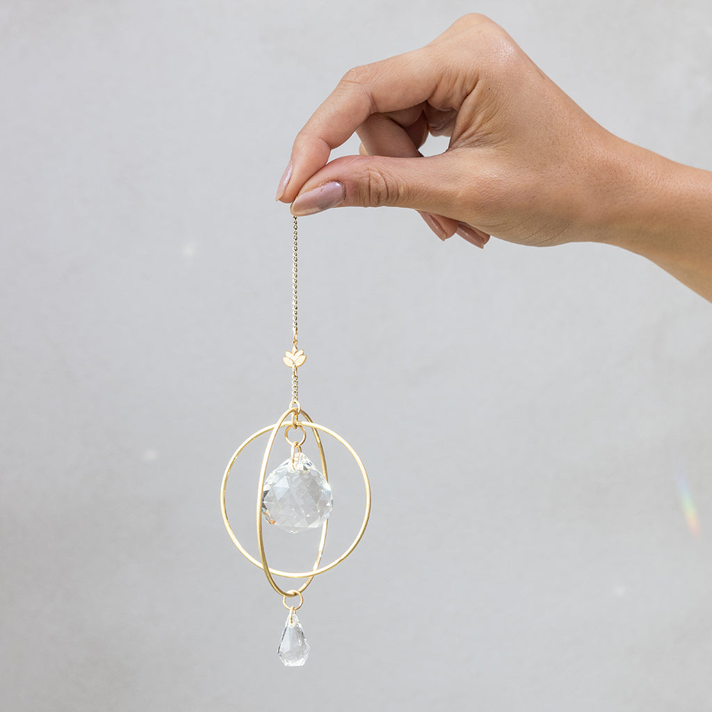 Lotus/Strength Mini Suncatcher