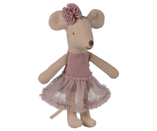 Little Sister Ballerina Mouse - Heather