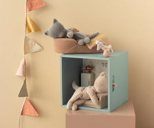 Maileg Plush Sleeping Kitten - Small
