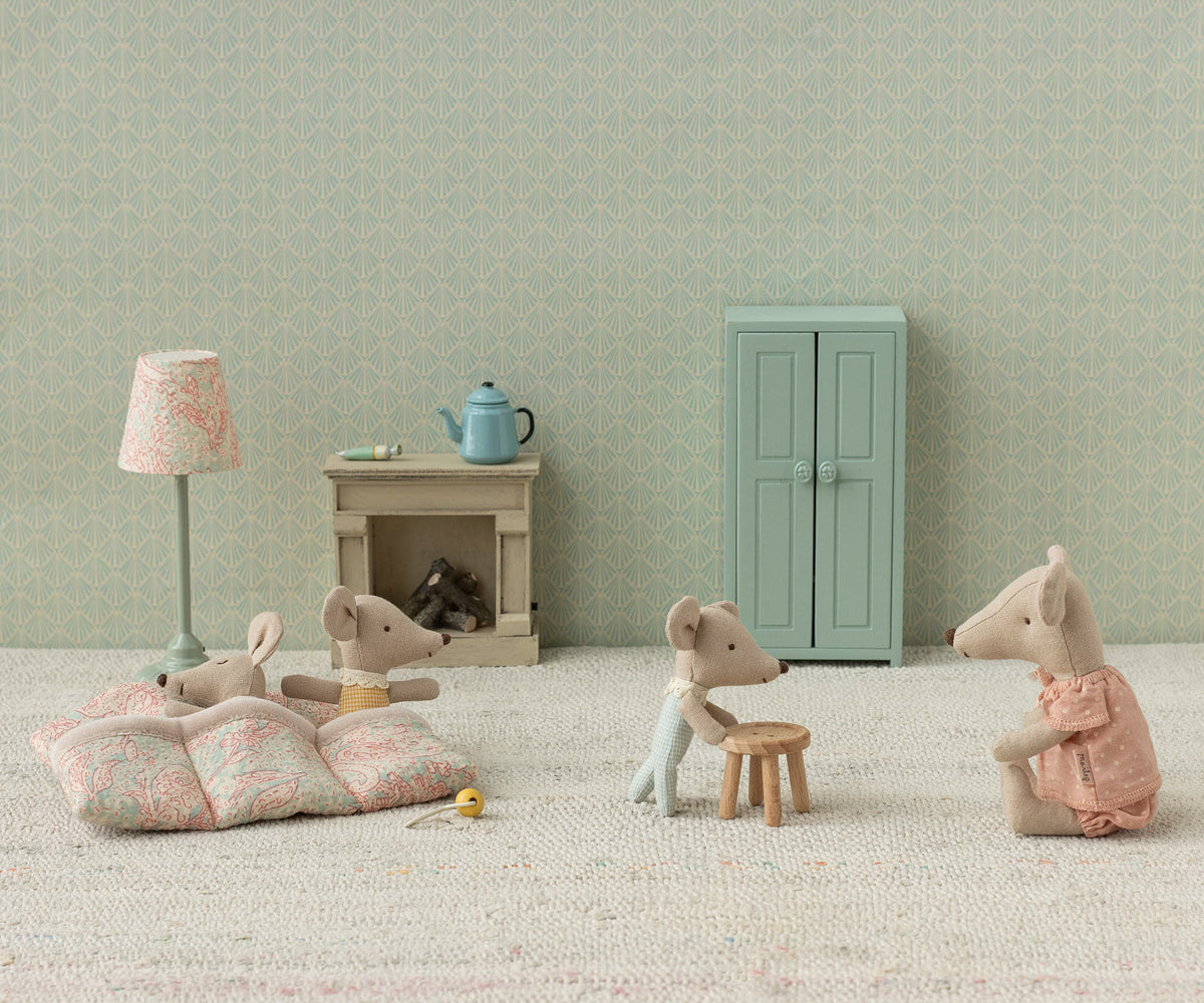 Triplet Mice In Matchbox - Checker