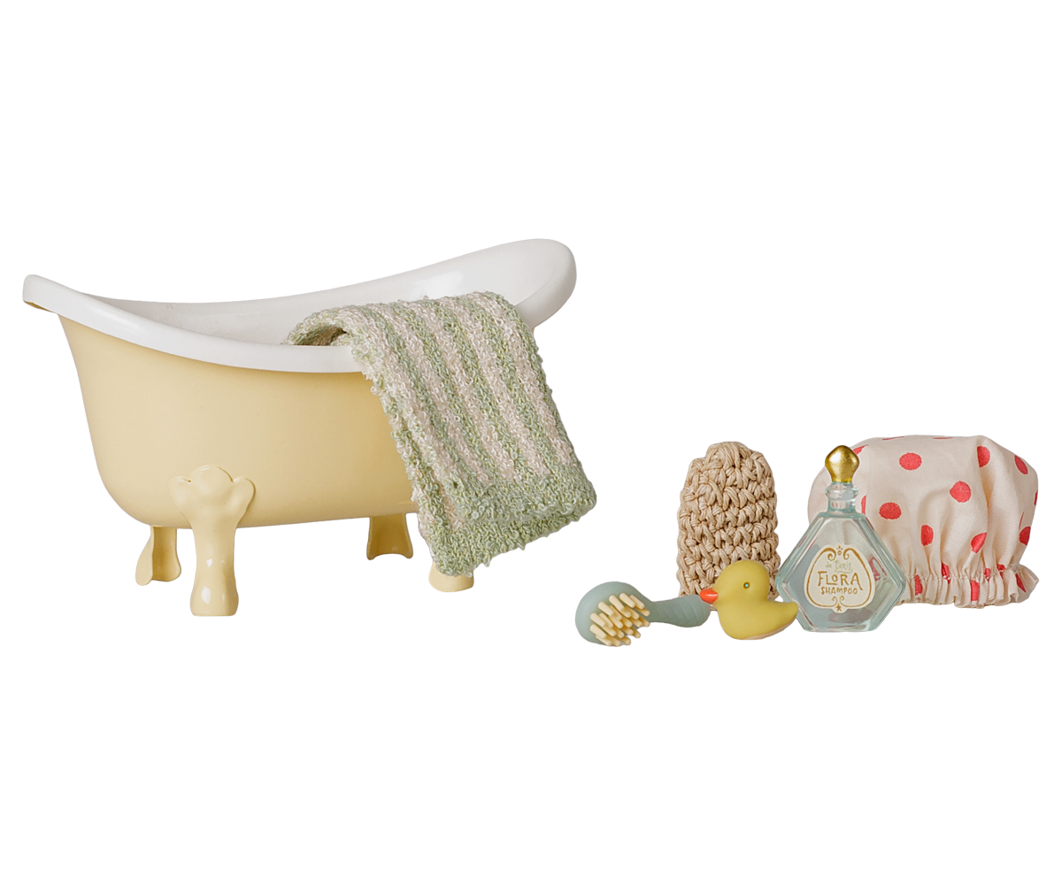 Mouse Bathtub Set - Yellow