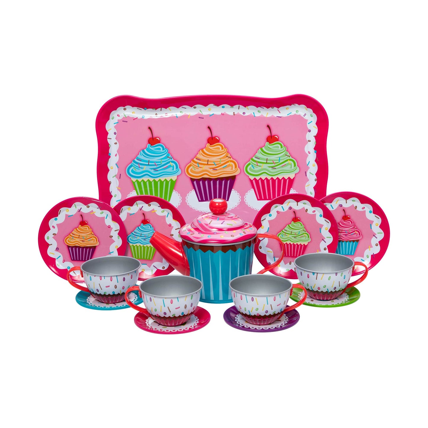 Cupcake Tin Tea Set