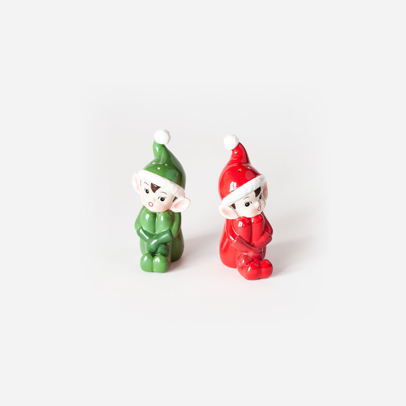 Elf Salt & Pepper Shakers With Gift Box