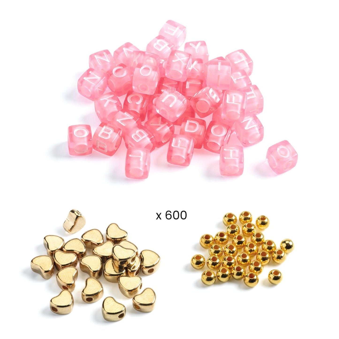 Alphabet Beads - Gold