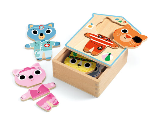 Dressup Mix Wooden Dress Up Puzzle