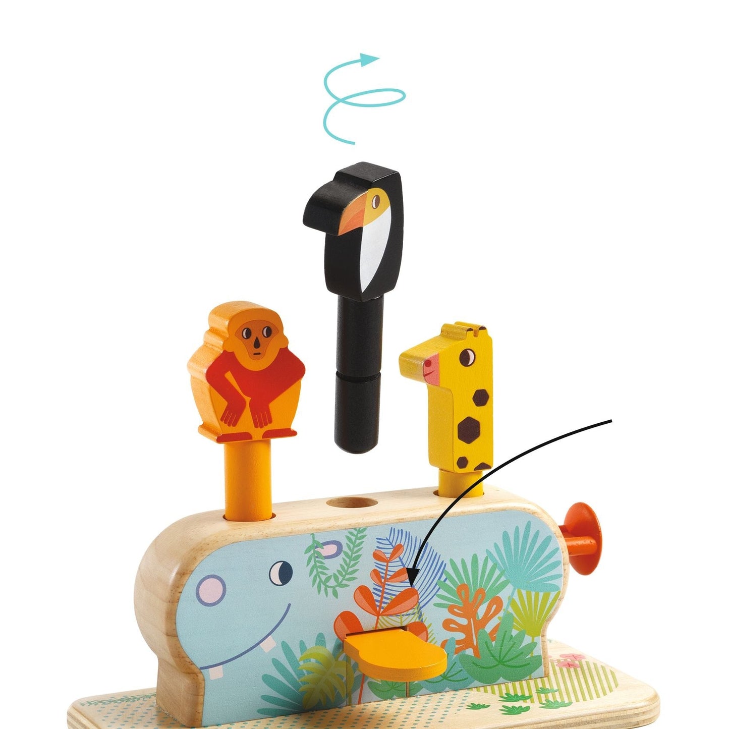 Multi Pop Wooden Toy