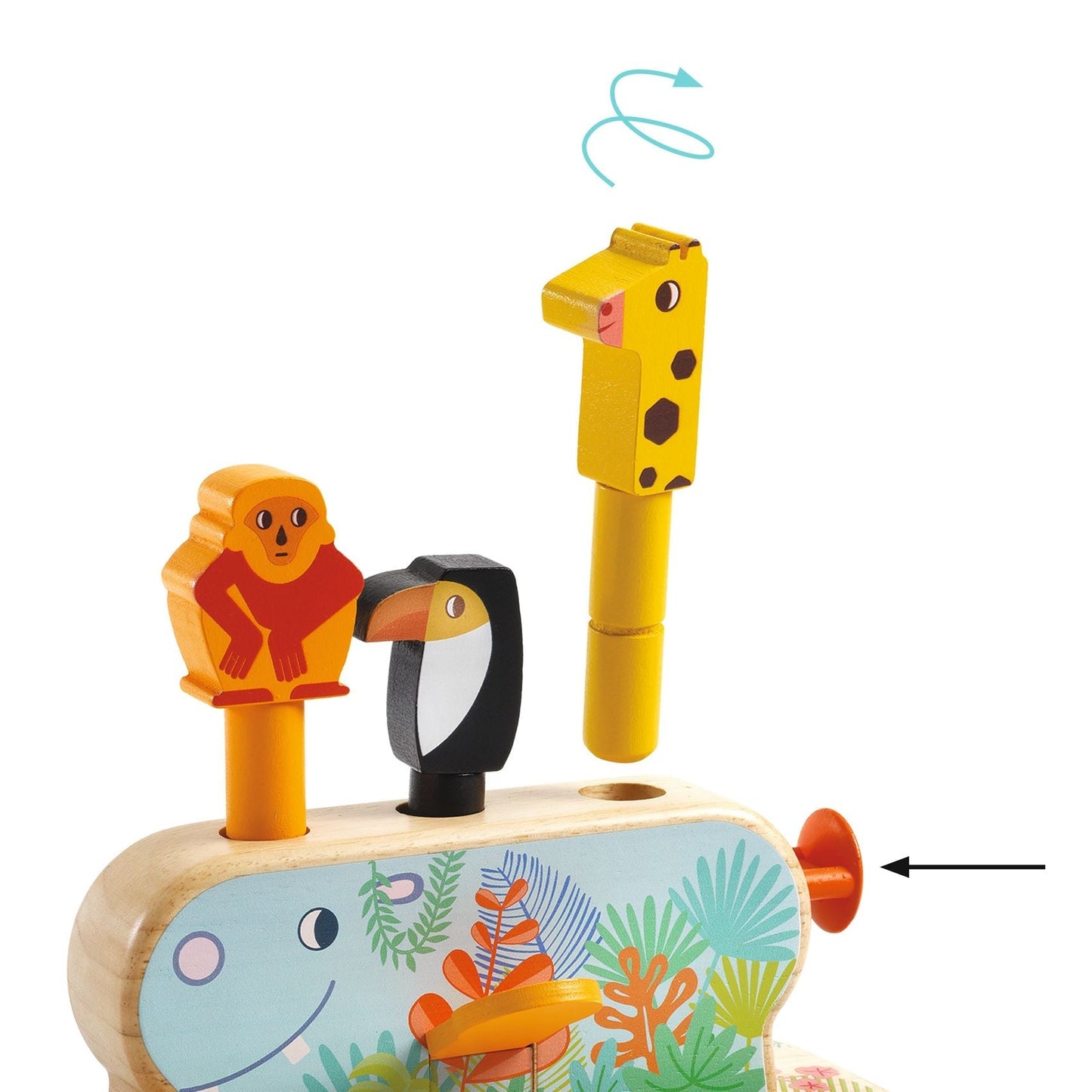 Multi Pop Wooden Toy