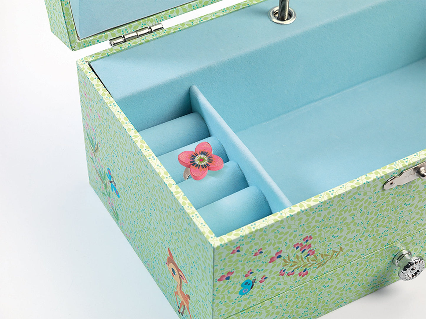 The Fawn's Song Musical Treasure/Jewelry Box