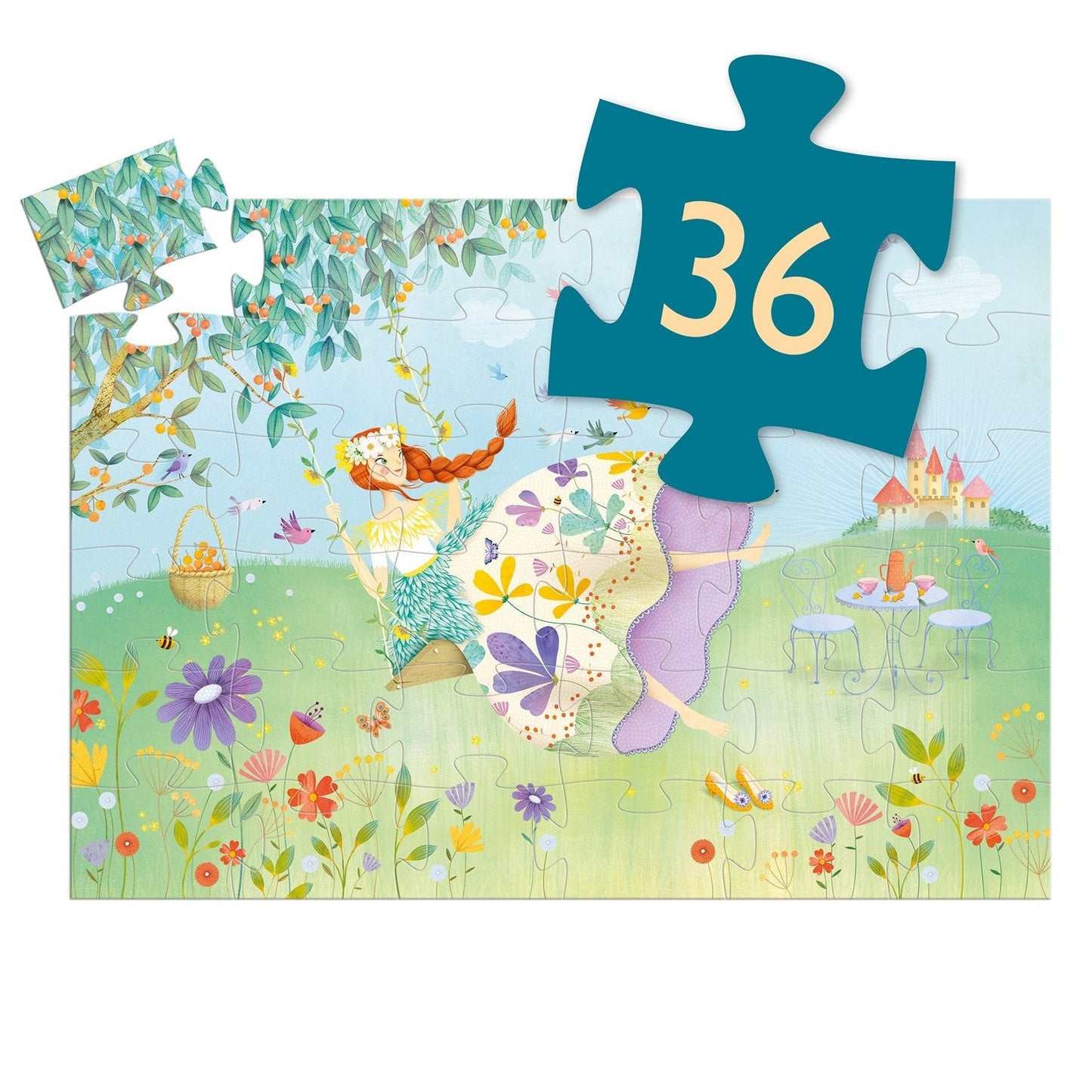 Princess of Spring Silhouette Puzzle