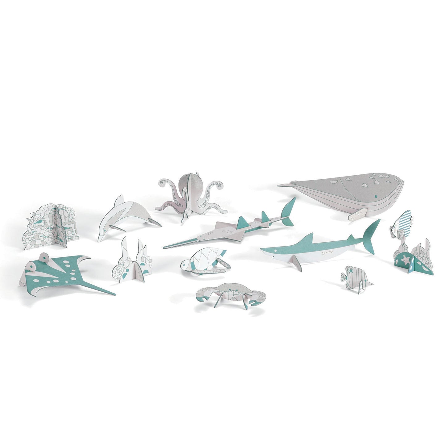 Sea Life Color, Assemble, Play DIY Craft Kit