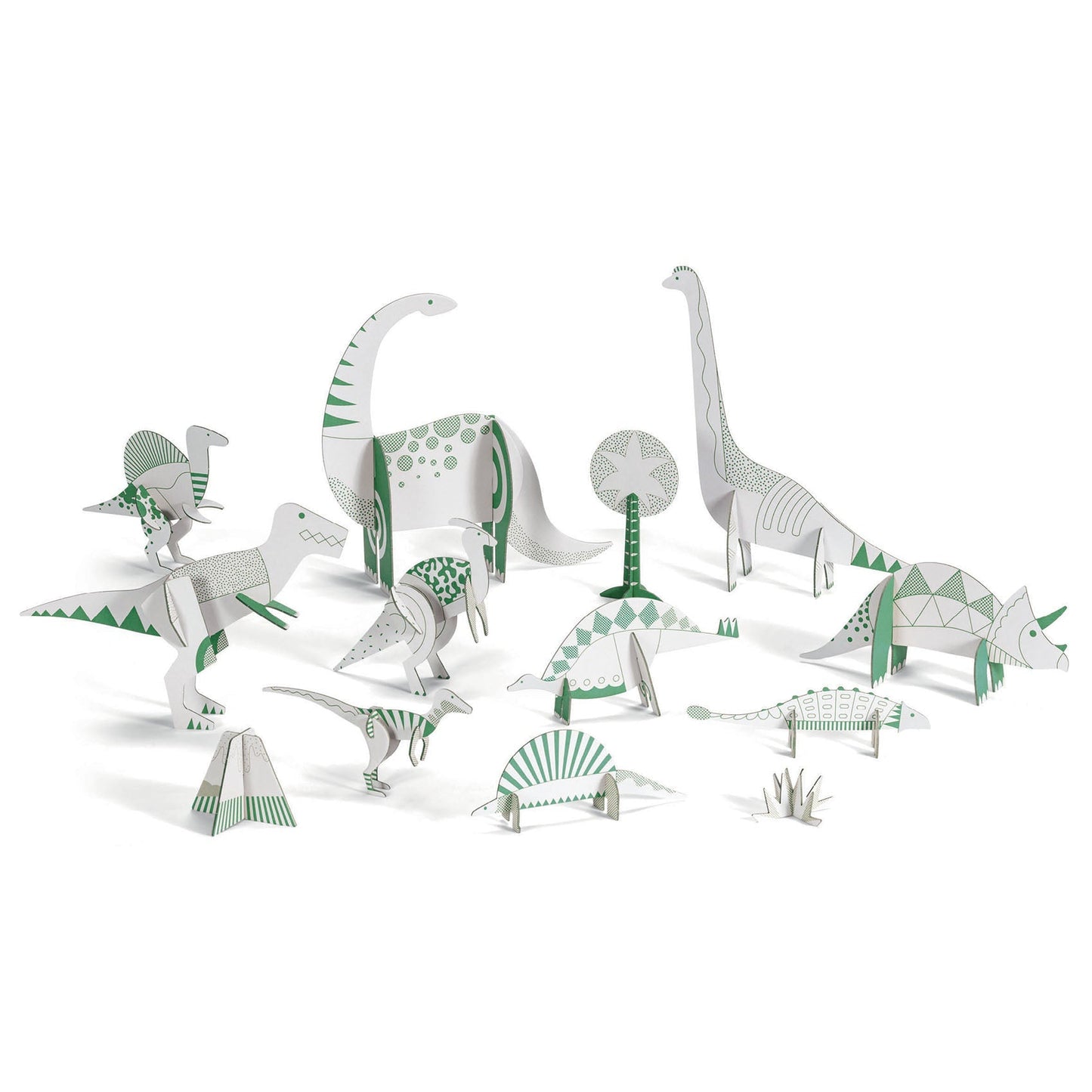 Dinosaurs Color, Assemble, Play DIY Craft Kit