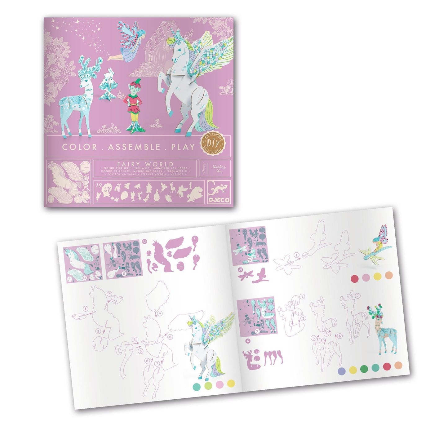 Fairy World Color, Assemble, Play DIY Craft Kit