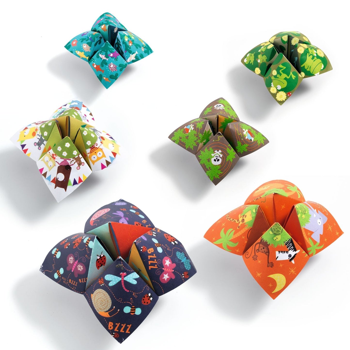 Origami Animal Fortune Tellers