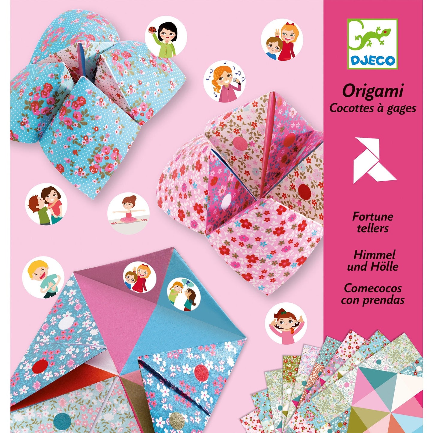 Origami Flower Fortune Tellers