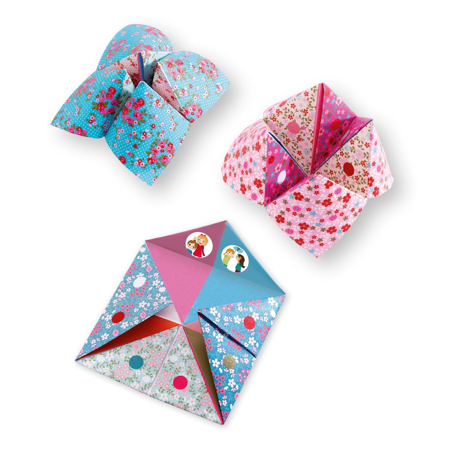 Origami Flower Fortune Tellers