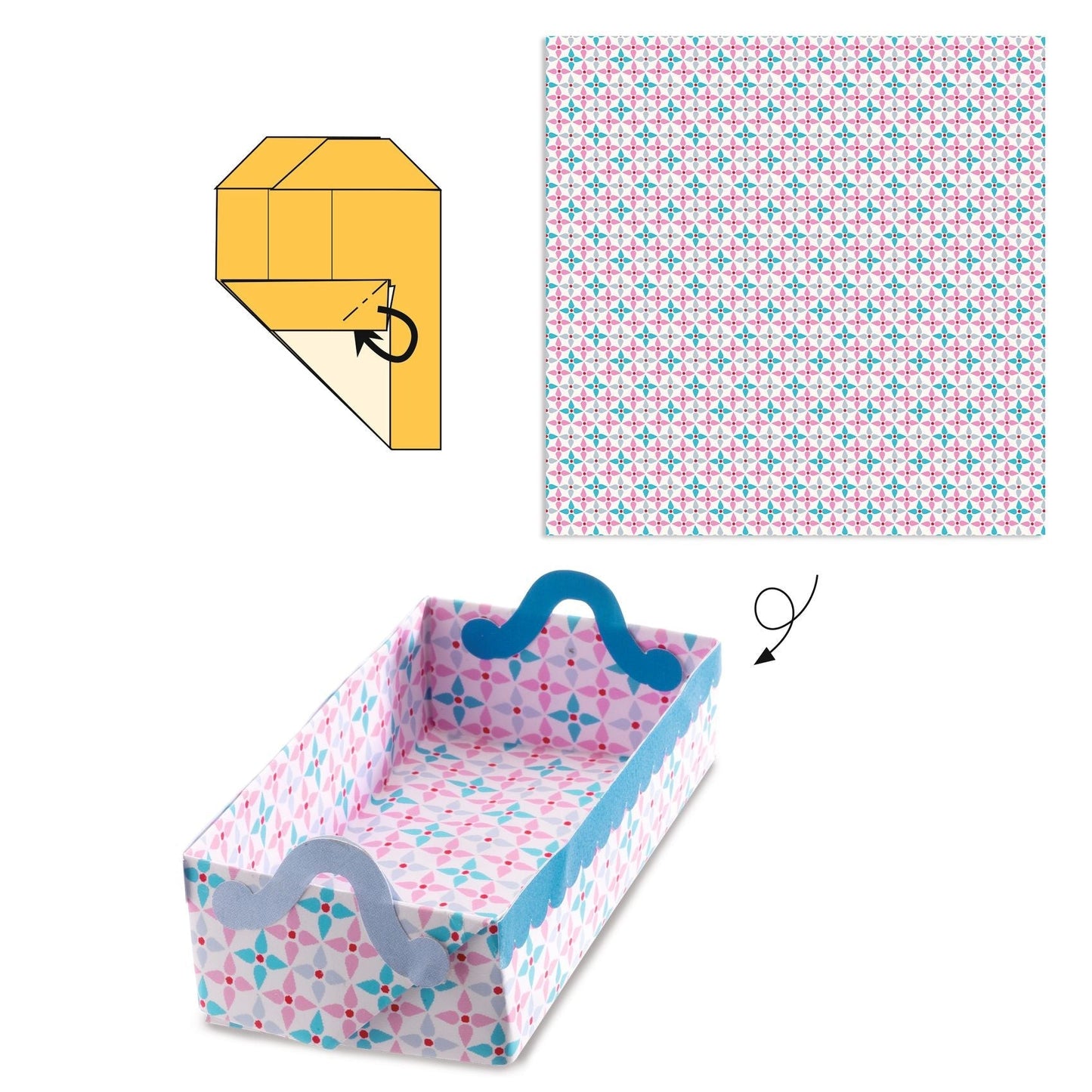 Small Boxes Origami Paper Craft Kit