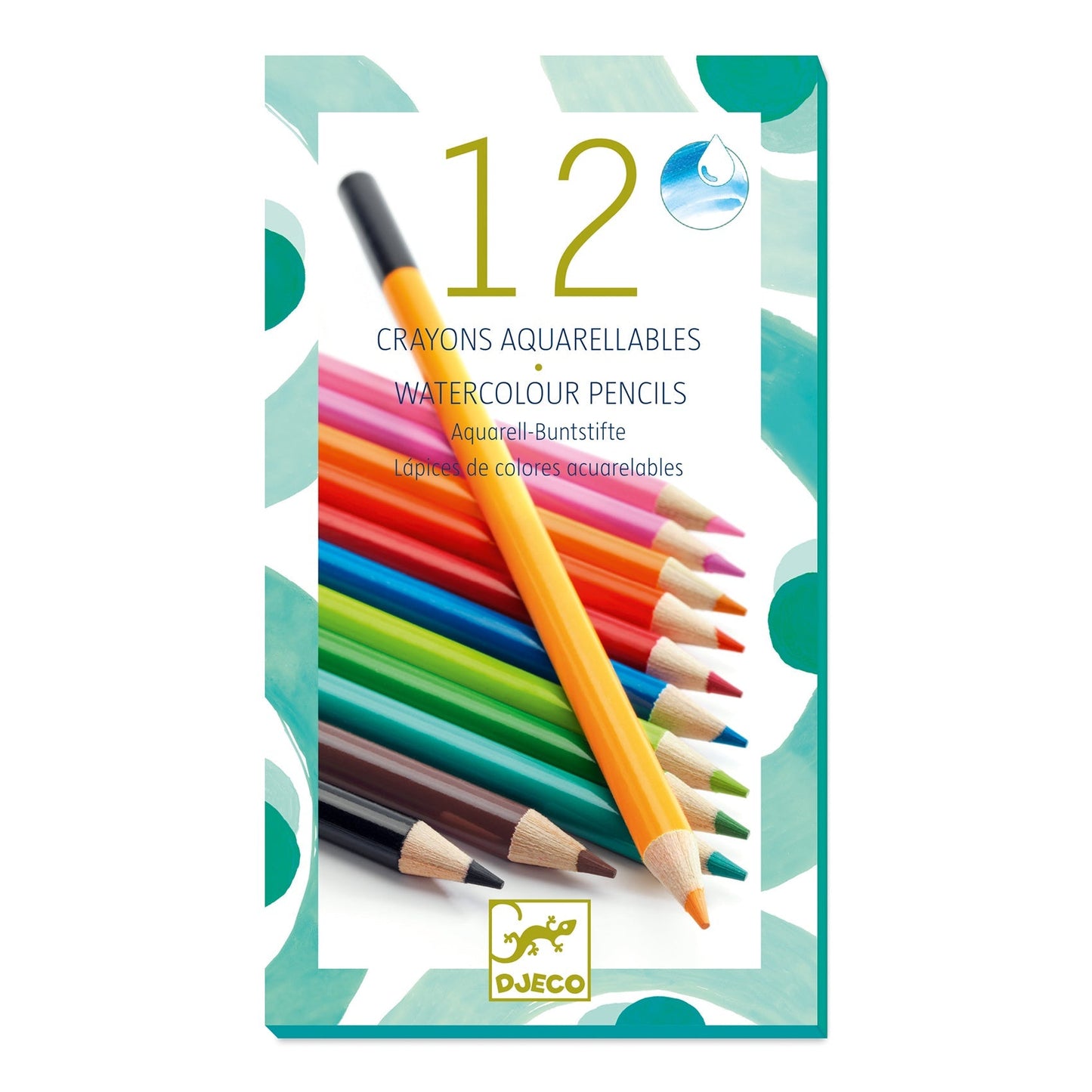 12 Watercolor Pencils by Djeco