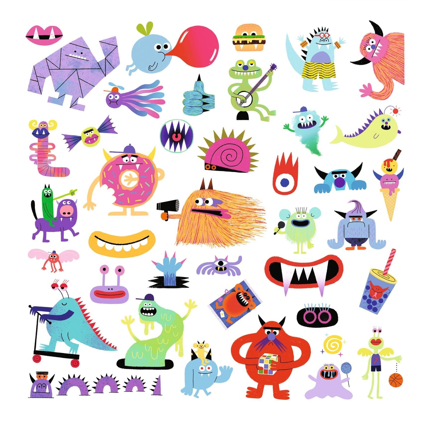 Monster Sticker Sheets