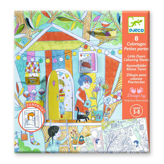 Nina’s Play Tents Coloring Pages