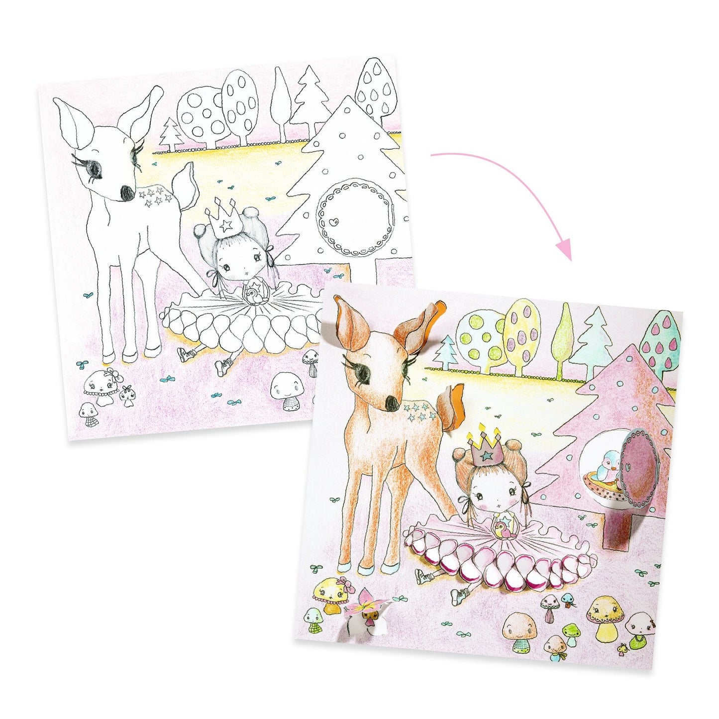 Pupi's Little Doors Coloring Pages